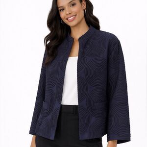 Whyci Milano Quilted Swirl Stitch Jacket- Made in Italy ✨